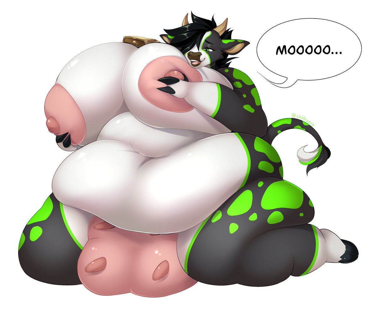 cow comm for <a href="/RayzarAD/">Rayzar Wolf Spicy ed. 🔜 NFC</a> ! 💚 #fatfur