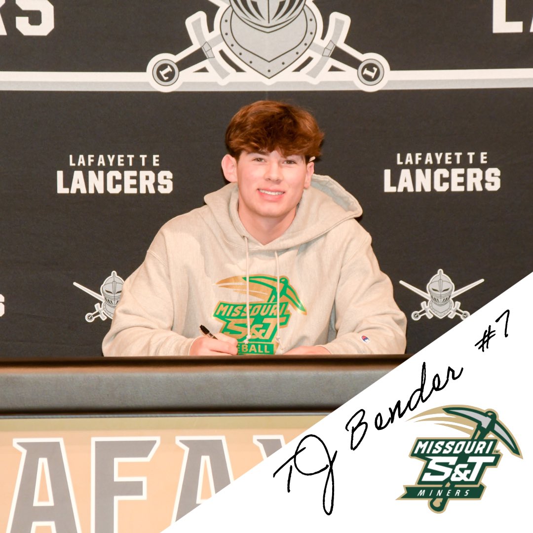 lhsDiamondBoost's tweet image. On National Signing Day 2025, we celebrated our currently committed baseball players who will play at the next level! 

TJ Bender, C - Missouri S&amp;amp;T 
Landon Matthews, RHP - Maryville University
Chase Roeder, OF - Emory University
Zach Toben, INF - Quincy University