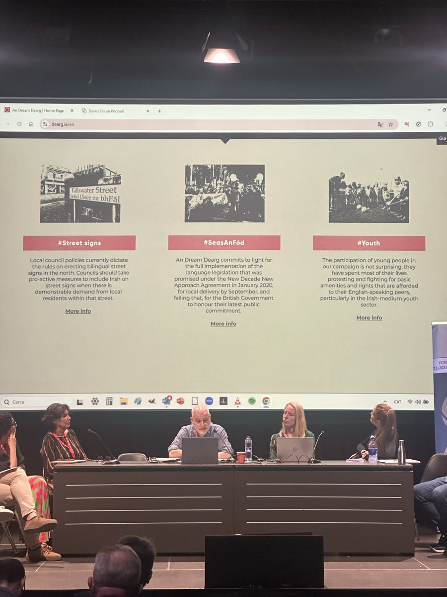 FisanPhobail's tweet image. Dessie Donnelly @CoopRabble ag caint ag Ard Fheis @EUROLANG maidir leis an dóigh gur féidir le huirlisí ar líne tacú le forbairt agus cothú pobail 

Suíomh @dreamdearg agus @FisanPhobail - a thóg Rabble - mar shamplaí dírithe ar cúrsaí abhcóideachta agus forbairt pobail