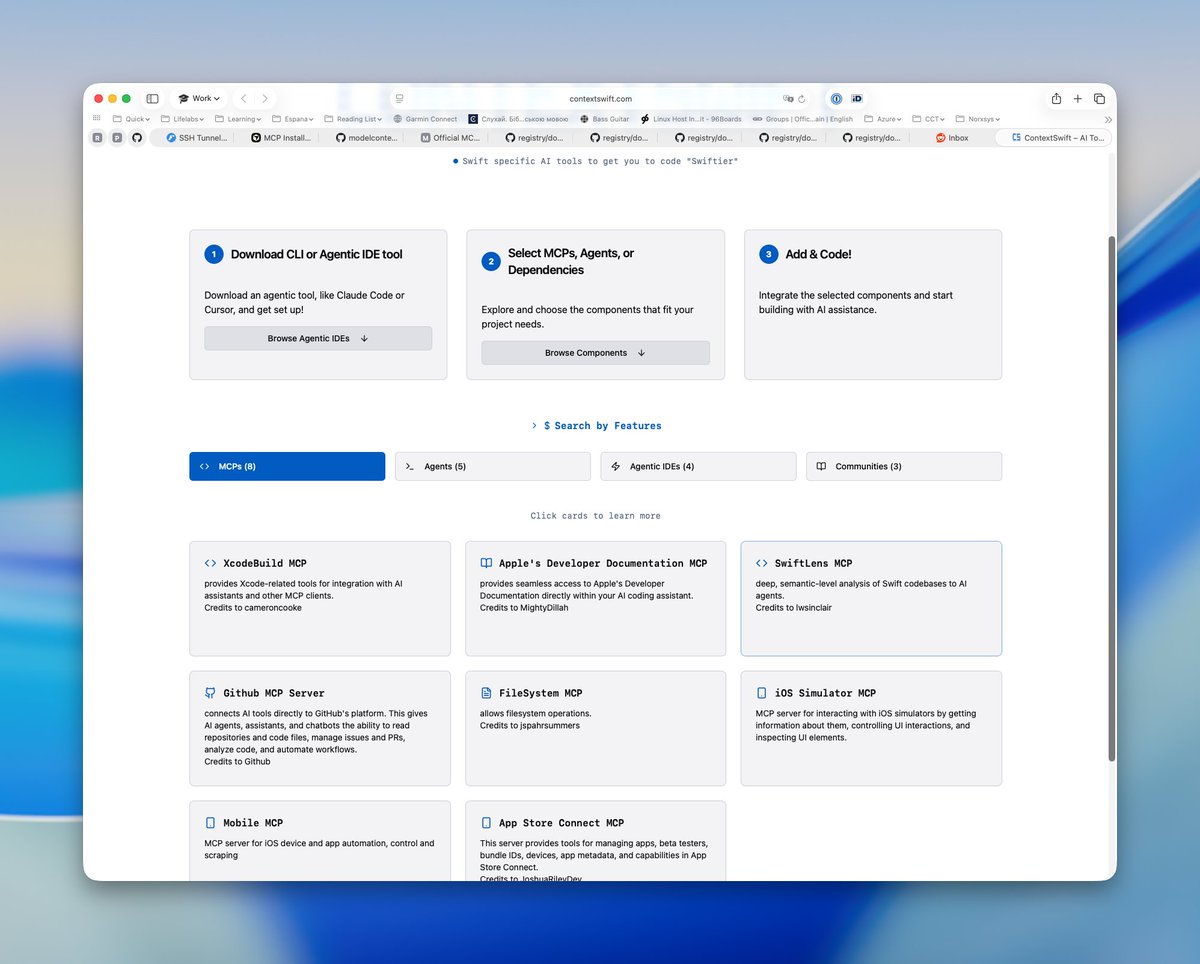 selfhosted_ai's tweet image. Found a list of several MCP servers related to Mac/iOS development. Can&apos;t wait to test all of them!

Will test next week and share findings.