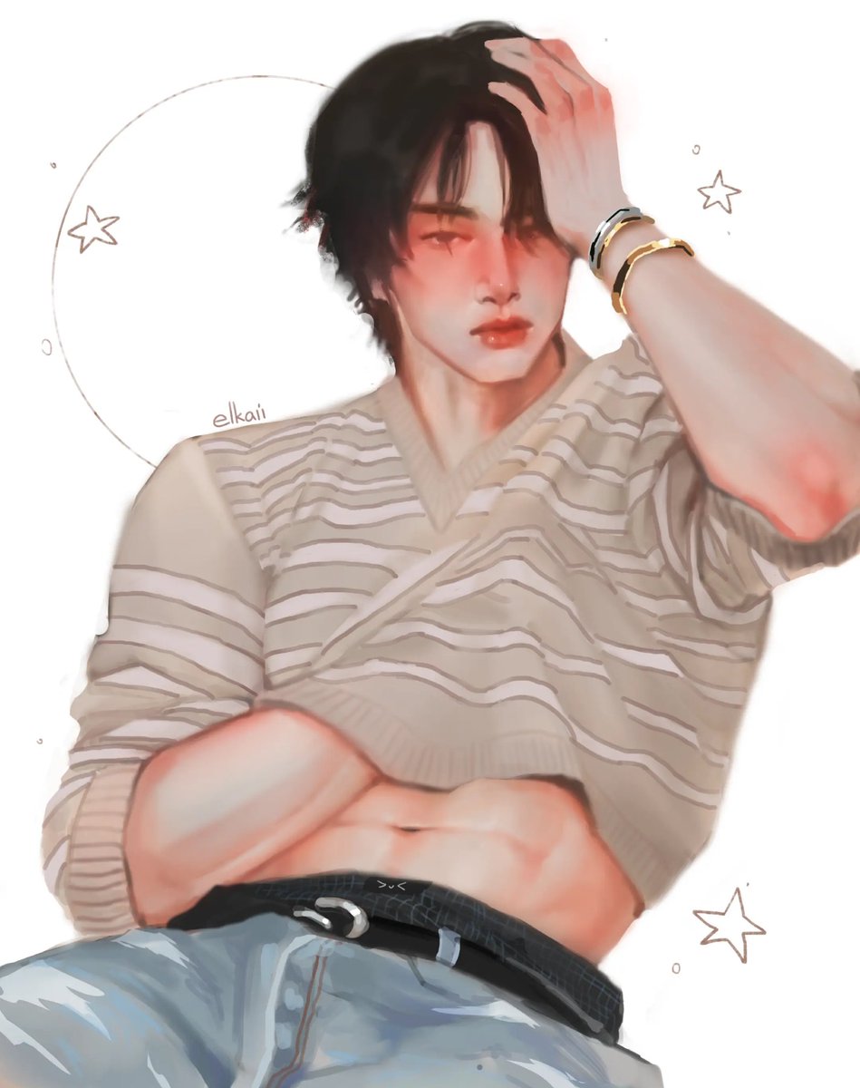 elka_ii's tweet image. -caught you
 
#I_N #jeongin #StrayKids #Straykidsfanart