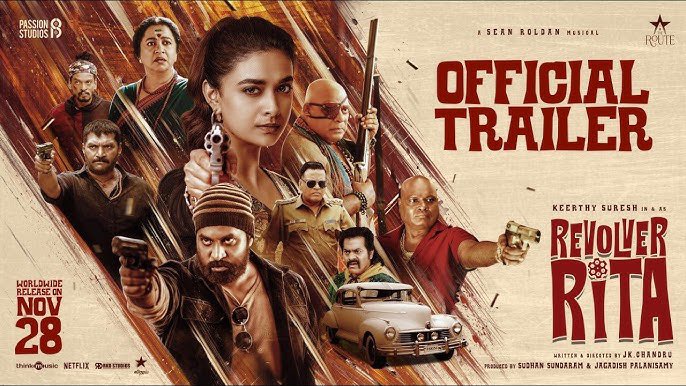 Bobasant87's tweet image. 🔥💥 الجمهور يشتعل مع عرض Revolver Rita التشويقي‼️

ظهور Keerthy Suresh بستايل أكشن خطف الأنظار فورًا ⚡🎯
الجمهور وصف الإعلان بأنه «فوضى ممتعة»، «ألوان مجنونة»، و«طاقة لا تُقاوم».

الكاميرا، السرعة، والشخصية… كلها تبشّر بفيلم مليء بالجنون والحماس 🔫🎬

#RevolverRita…