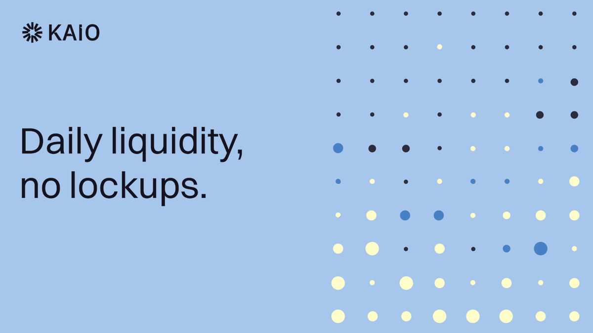 . <a href="/KAIO_xyz/">KAIO</a> is exactly what DeFi has been missing for a long time

while everyone kept talking about RWA
they actually showed how it should work in practice

real institutional grade products → brought on chain
clean, transparent, no synthetic hacks

these are real rails