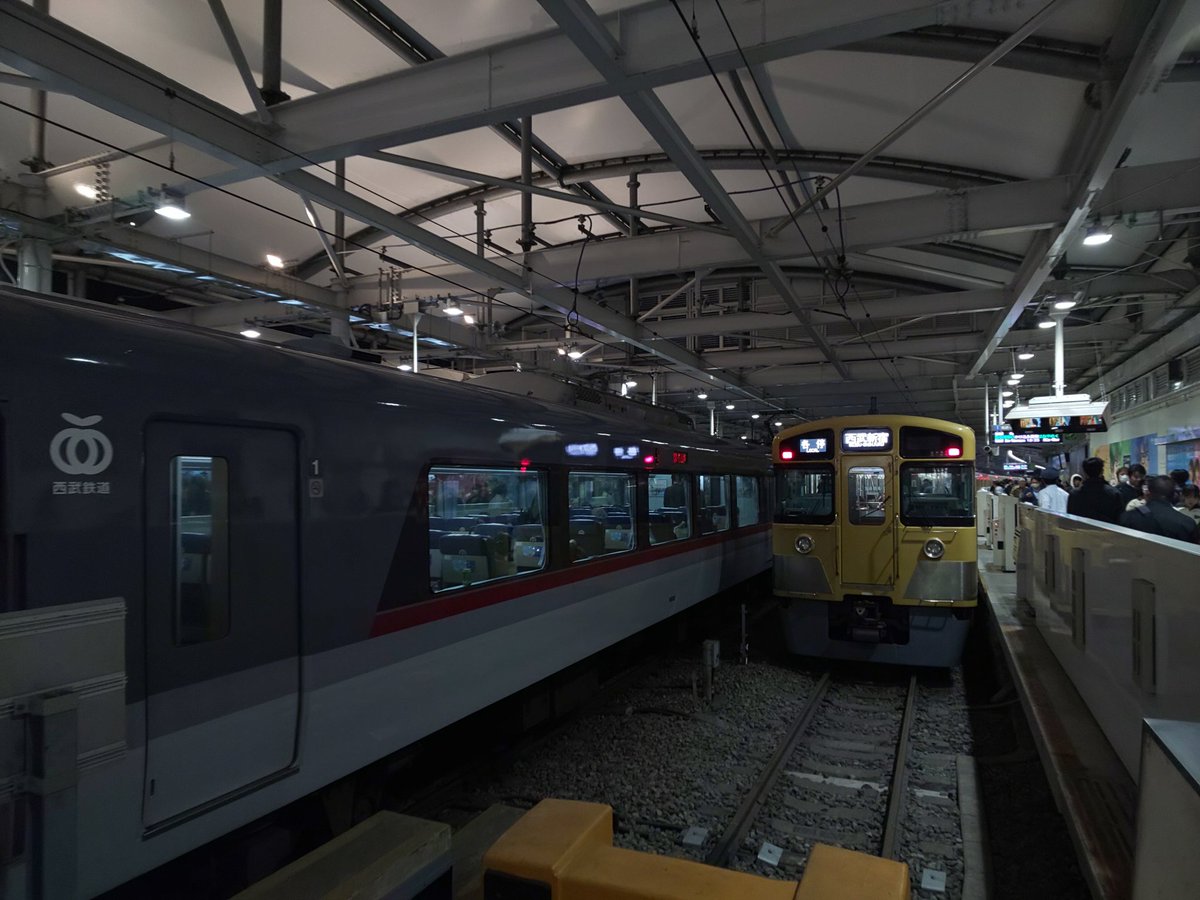 八トタ写真館】12060回目は､今夜西武新宿線西武新宿駅①18:25発5325レ