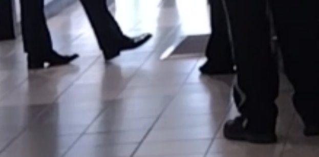 Your bootie heels are the same height as hers, lil fella.