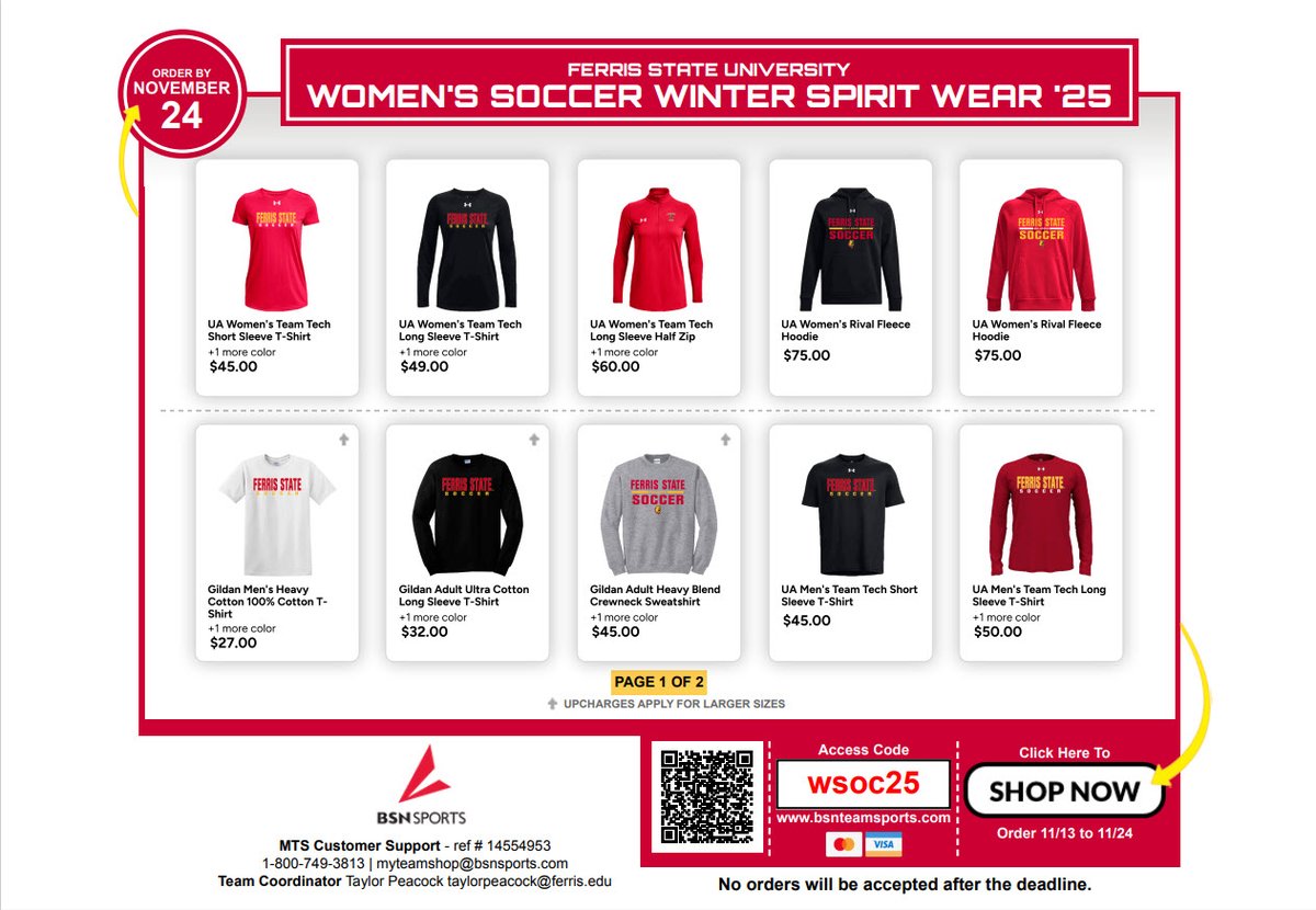 Ferris State Soccer tweet media
