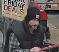 🚨WANTED FOR LARCENY🚨

On 11.13.25 at 12:00PM this #SUSPECT entered a local wholesale club store and placed merchandise into a shopping cart then passed all points of sale without paying for the merchandise.  The #SUSPECT left in a white in color Chevrolet Express Van. 

👉 Do