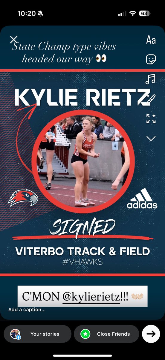 ViterboXCTF's tweet photo. ‼️ INCOMING V-HAWK ‼️

🏃🏼‍♀️ Kylie Rietz
🏫 Lourdes Academy HS
📍 Oshkosh, WI
👩🏼‍⚕️ Nursing Major 

WELCOME KYLIE!

#GoVHawks https://t.co/iHo9FGAMuQ