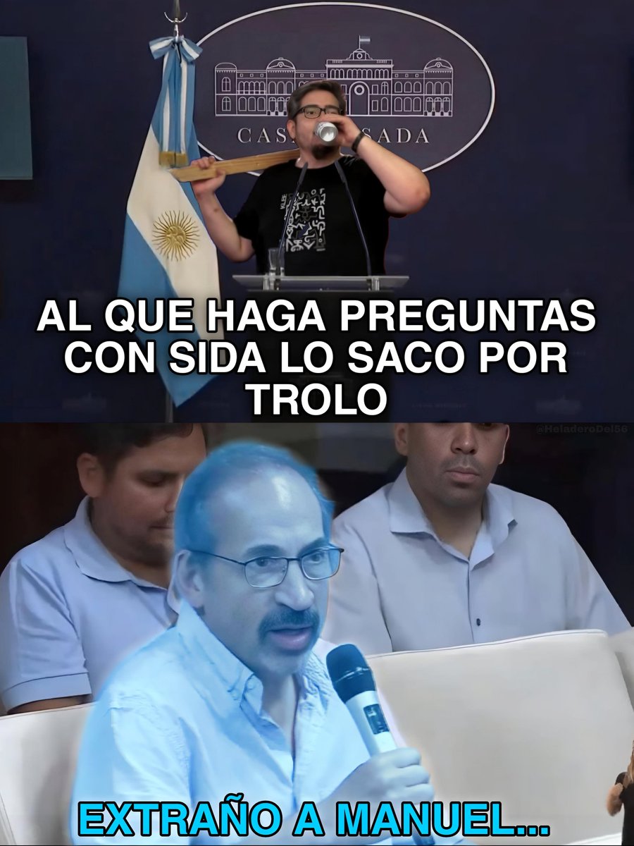 OOC_LaMisa's tweet photo. [URGENTE] PABLO NUEVO VOCERO PRESIDENCIAL (las conferencias pasan a las 5 de la tarde) https://t.co/0Ekmr7yHMv