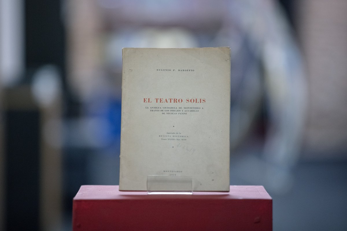 Nuevas publicaciones en biblioteca CIDDAE disponibles en Sala Lectura.
📚CAMERATA
Cambiar la música, cambiar el mundo
Roberto López Belloso (2025)
📚EL TEATRO SOLÍS
La antigua ciudadela de Montevideo a través de los dibujos y acuarelas de Nicolás Panini
Eugenio P. Baroffio (1958)
