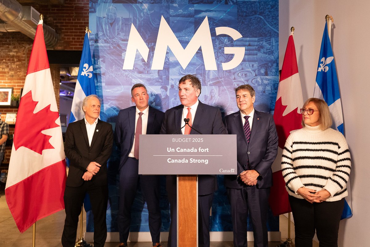 DLeBlancNB's tweet image. As Canada shifts from reliance to resilience, @NYSE_NMG Matawinie mine and battery plant are projects that are essential to our defense sector and economic security.
 
That&apos;s why we referred the Matawinie mine to the Major Projects Office – because we believe in the enormous…