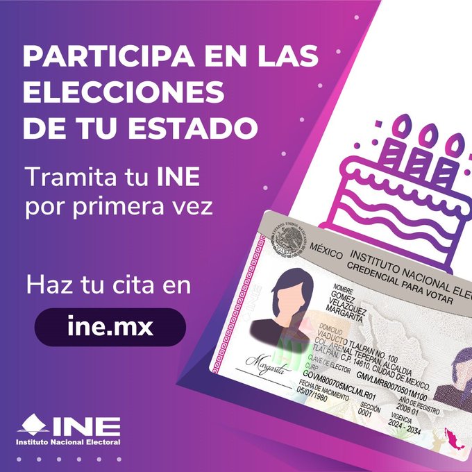 📆 Si ya cumpliste o vas a cumplir 18 años de edad, no olvides tramitar tu #CredencialParaVotar ⏰.

Llama a INETEL 800 433 2000.