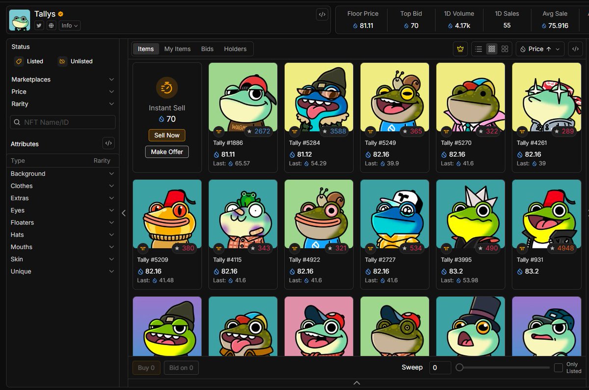 XFelipeKazutoX's tweet image. 🐸 The FOMO doesn&apos;t stop! 🐸

The Talus Labs NFTs are constantly climbing the ladder, with TGE anticipation approaching and things heating up. Their testnet is closing today, but you can still participate in activities on the hub and earn points for the third season. Be quick,…