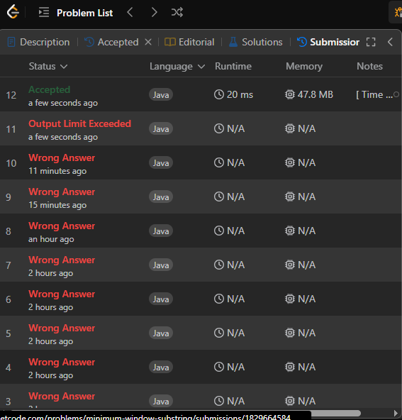 lowlevelcod3r's tweet image. Solved my first hard question.....grilled so much head is paining now :)
#LeetCode