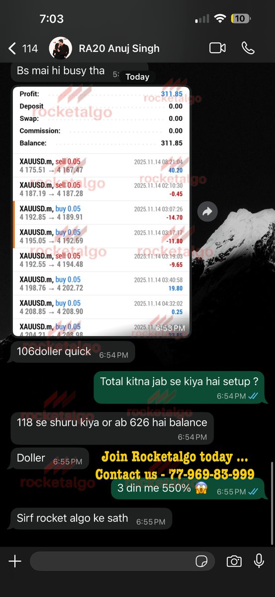 RealRocketalgo's tweet image. Rocketalgo user success story:  550% gains with rocketalgo in just 3 days #Rocketalgo #TradingSuccess #CryptoGains #Investment #FinancialFreedom #TradingStrategy #Profit #CryptoTrading #StockMarket #WealthBuilding #SuccessStory