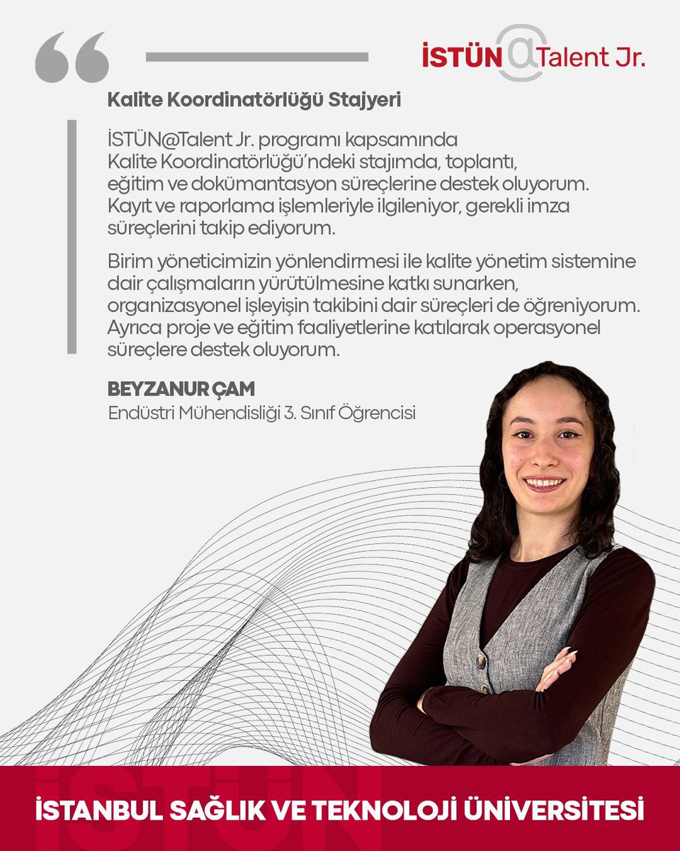istunedu's tweet image. İSTÜN Talent Jr. Programı ile öğrencilerimizin kariyer gelişim süreçlerini destekliyor ve potansiyellerini  başarıya dönüştürmelerine katkı sağlıyoruz.

İSTÜN’de #GeleceğinVar #istün
