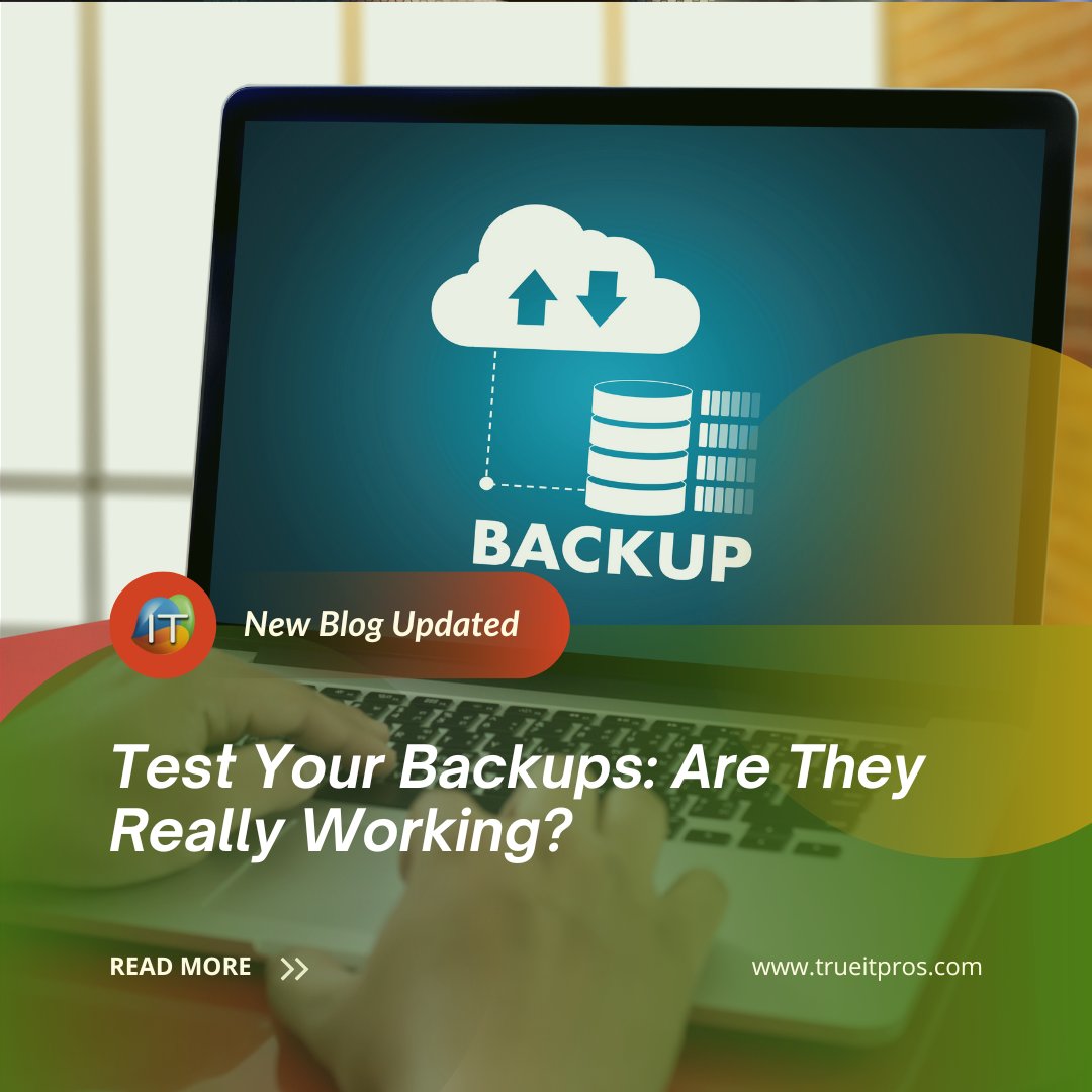 trueITpros's tweet image. Are your backups ACTUALLY working or just saying they are? Many Atlanta SMBs rely on “ghost backups” that fail when restored. Learn how to test and verify your backups so your data is safe when it counts.
👉 trueitpros.com/blog
#ManagedIT #DataBackup #AtlantaSMB #ITSupport