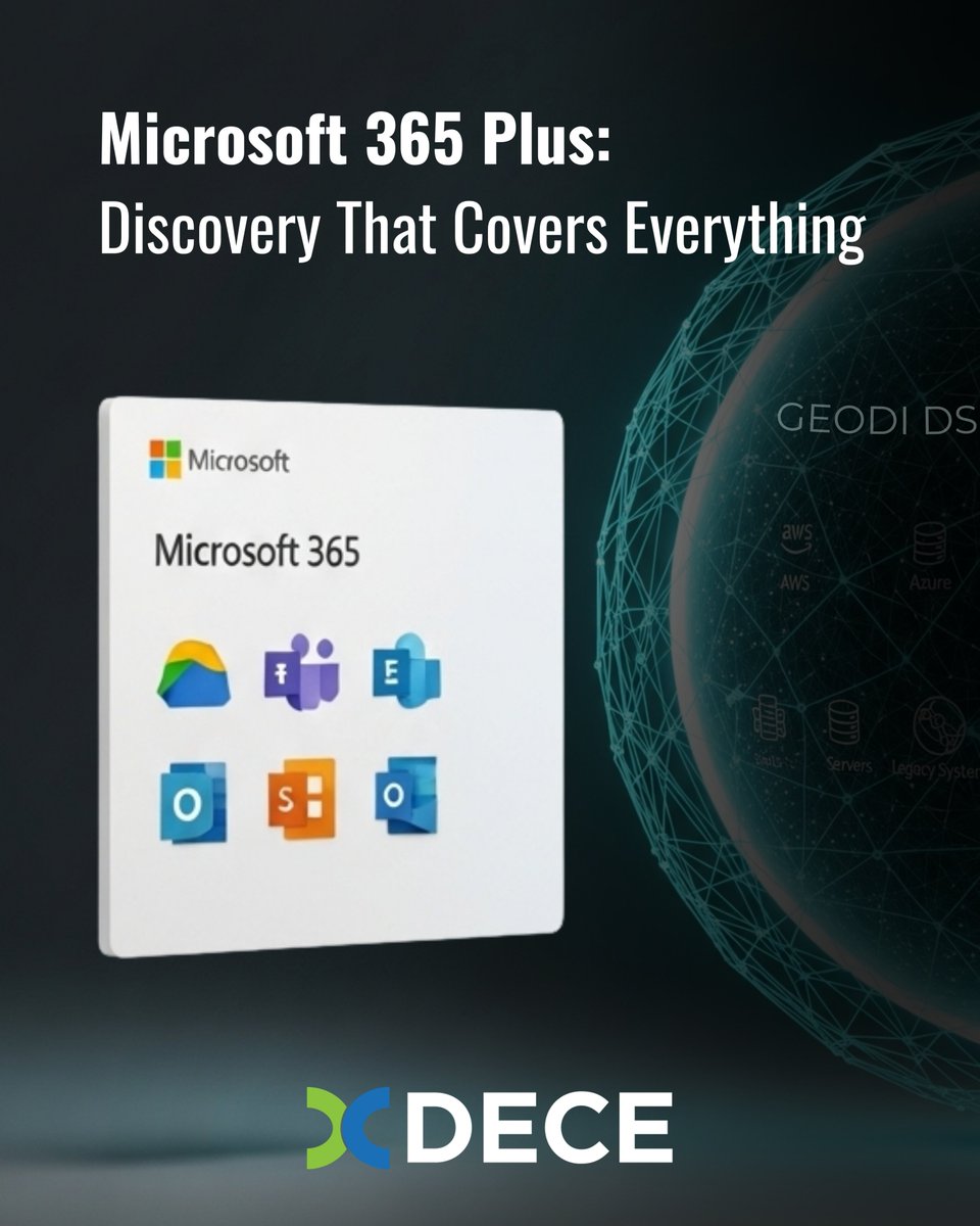 SoftwareDECE's tweet image. Microsoft 365 Plus: Discovery That Covers Everything ☁️💼

🚀 Start your Proof of Concept today and experience full-scope discovery in action.
👉 Request a PoC at support.decesoftware.com/geodi-dspm
#DSPM #Microsoft365 #DataDiscovery #CloudSecurity #DataGovernance #Automation #GEODI