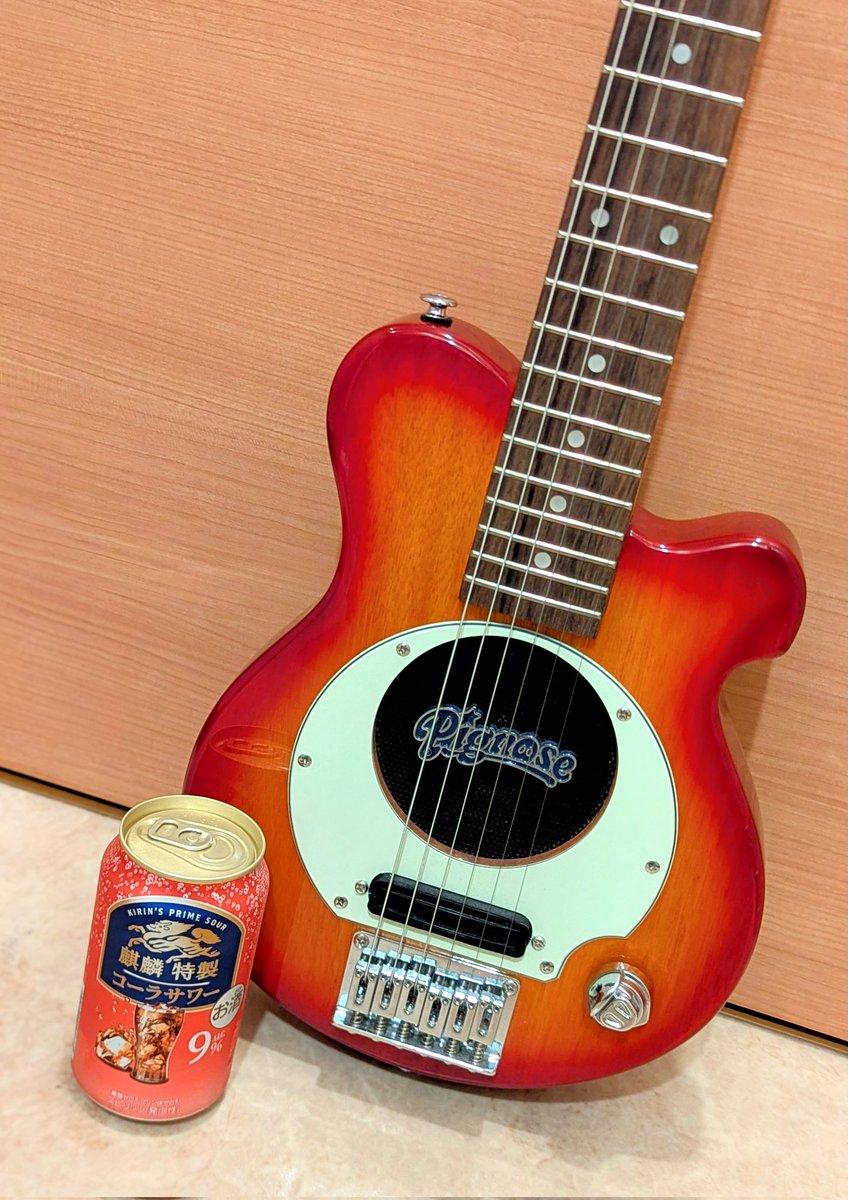 ring_oda's tweet image. 金曜の楽しみ🎸🍻
#Pignose　#麒麟