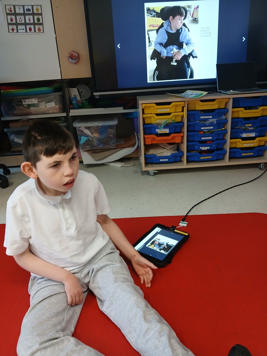 Well done to our shining star this week 🌟 he made great contributions during his book creator session with Mrs Reynolds. It was a first for both of them! <a href="/drumparkprimary/">Drumpark</a>