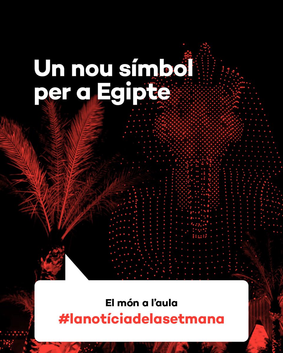 Transforma l’actualitat en aprenentatge amb #ElMónALaula 🌍 

Aquesta setmana parlem de la inauguració del Gran Museu Egipci del Caire, el més gran del món dedicat a una única civilització. Descobrim per què és tan rellevant i parlem de l’antic Egipte.