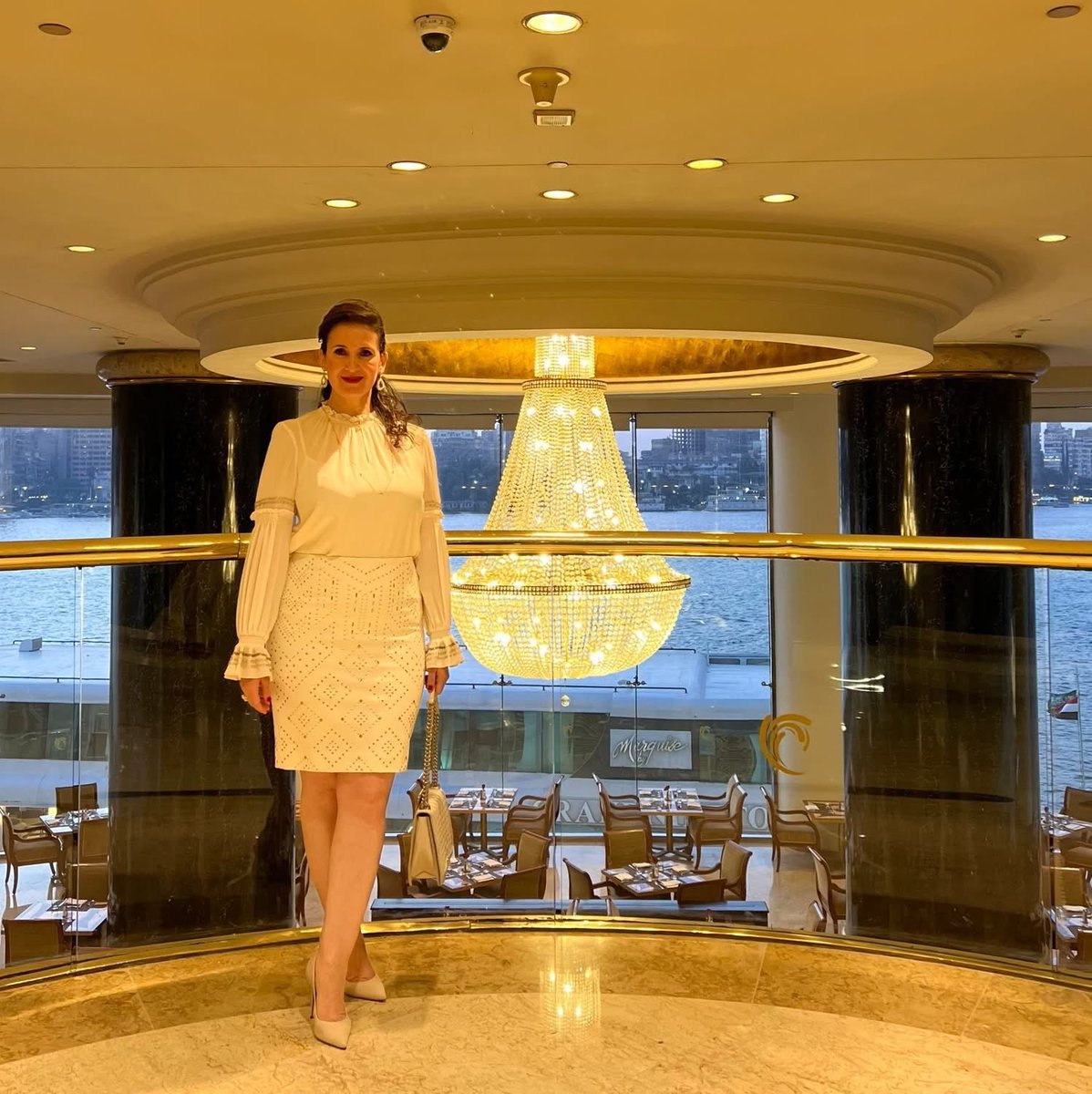 hmghoson's tweet image. Ready for reception cocktails followed by Nile cruise dinner.