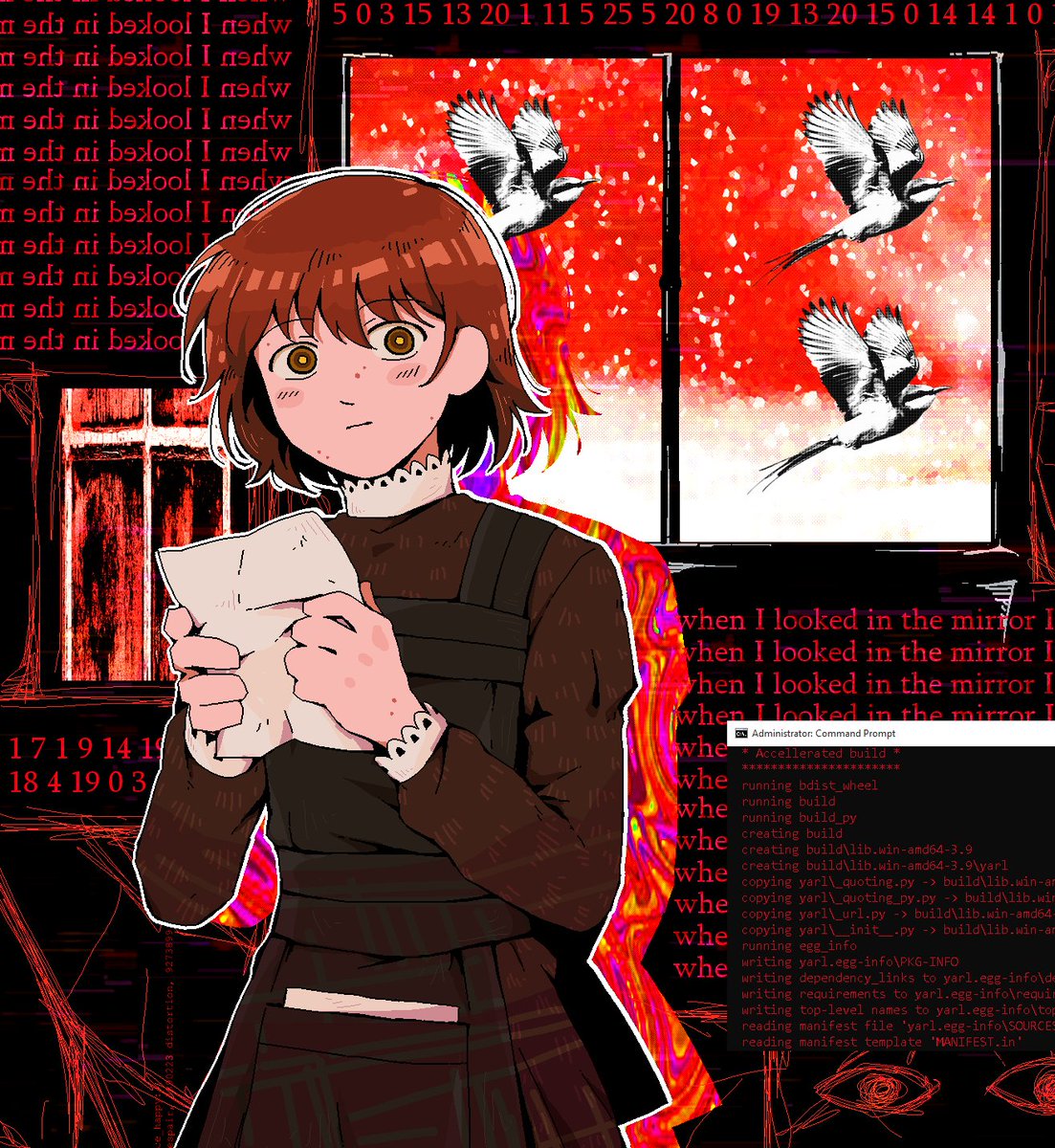 when I looked in the mirror I saw

#ZATO #ilovetheworldandeverythinginit