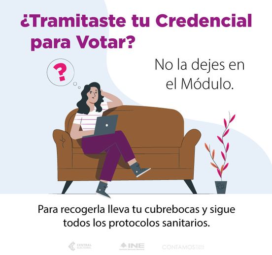 Si tramitaste #TuINE, no la dejes en el Módulo de Atención Ciudadana.
Infórmate en bit.ly/2x8P5hD 👩🏽‍💻