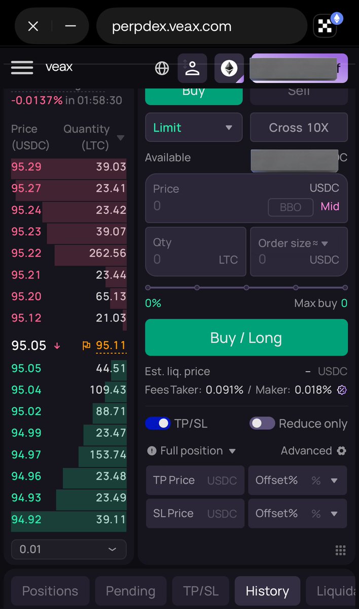 PERPETUAL TRADING ON <a href="/veaxlabs/">veax</a> 

You can now trade $LTC &amp; $ZEC on Veax,with up to 20× leverage.

Ensure you have a deposit of $10+ before initiating a trade. 

  All features are available including TP/SL to ensure automatic trigger. Easy market entry with stables and nice UI to
