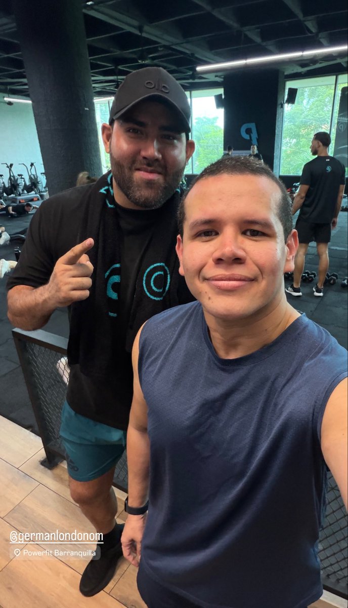 GermanLondonoM's tweet photo. Con el brother @JhonatanPelaezS
#Powerfit #Gym https://t.co/Ui2PjgDOlQ