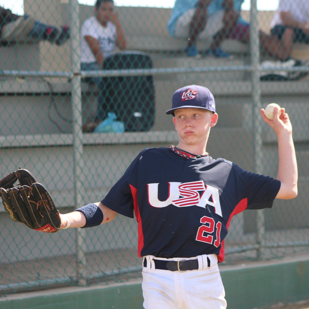 USABaseball12U's tweet image. Reppin&apos; that red, white, and blue since 2014 😤

#ForGlory🇺🇸