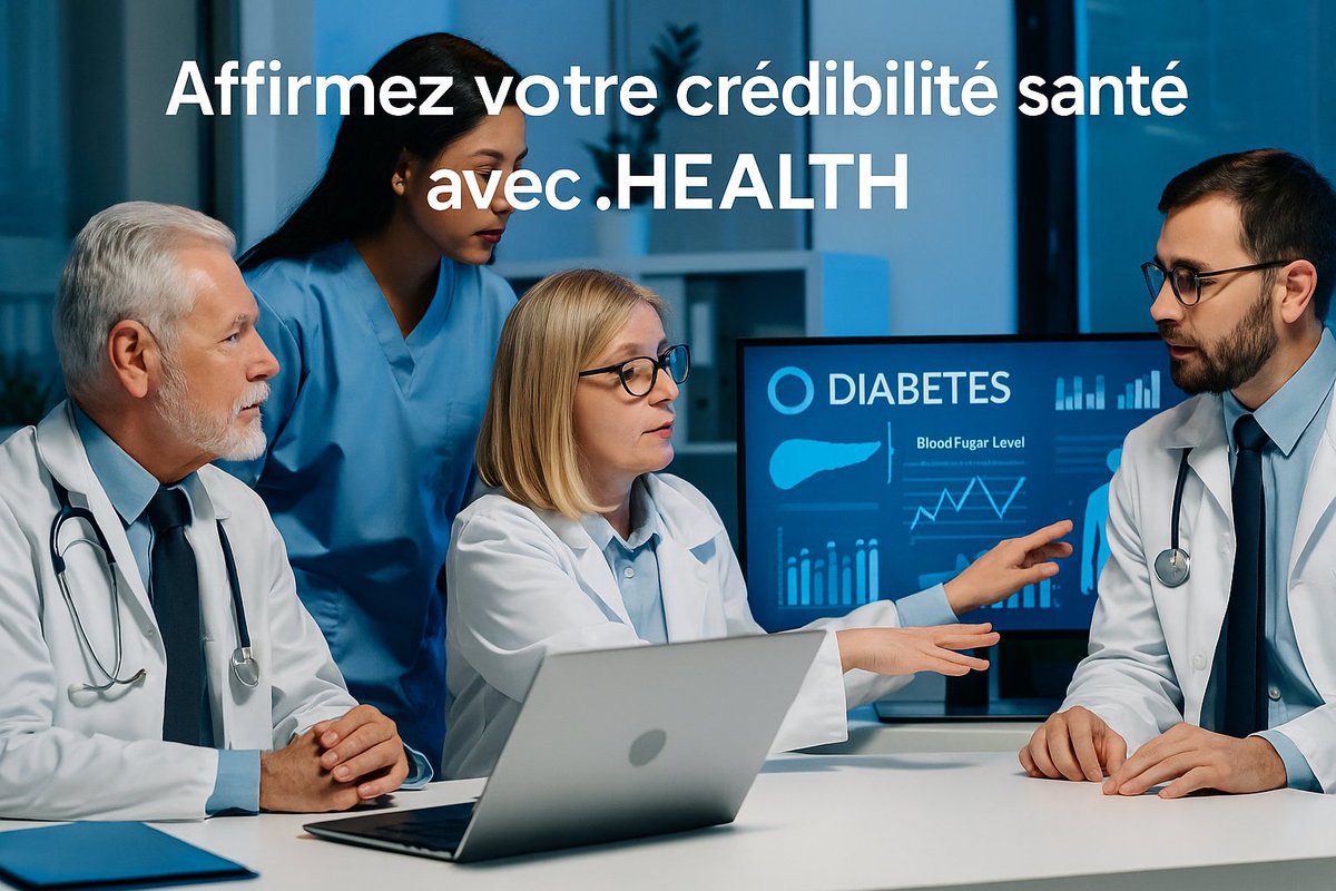 ONE2NET's tweet image. Affirmez votre crédibilité en santé avec un domaine en .HEALTH !
L’adresse idéale pour les pros et acteurs de la prévention du diabète.
Réservez dès maintenant :
one2net.fr/nom-domaine/no…
#SanteNumerique #JourneeMondialeDuDiabete