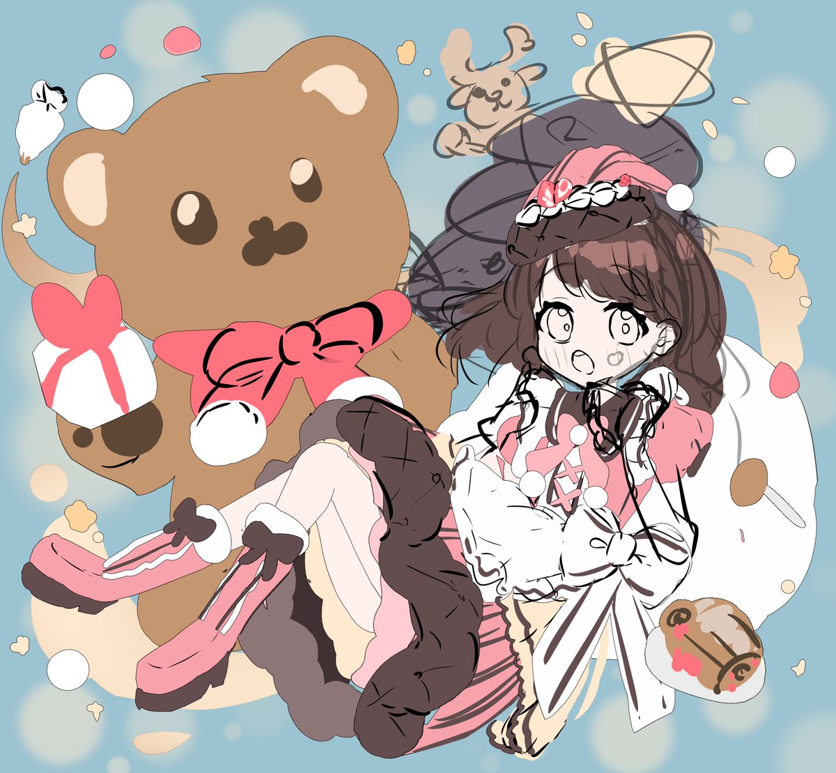 【#RTしたVtuberさんを描く】
クリスマス量産に使ってもよいオリキャラ持ちの方募集いたします🌟
ズボンに変更可🎅

#有償依頼　も開始します依頼したい方はDMまでお願いいたします！

料金：5,000円　商用利用〇
支払方法：銀行振り込み
↳早割で表情差分一つお付けいたします！

#量産依頼