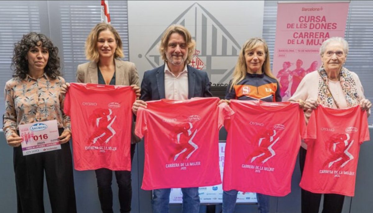 A veure <a href="/bcn_ajuntament/">Ajuntament de Barcelona</a> de veritat a la samarreta de la cursa de les dones a Barcelona té que posar “Carrera de la mujer” 🤔🤔🤔🤔