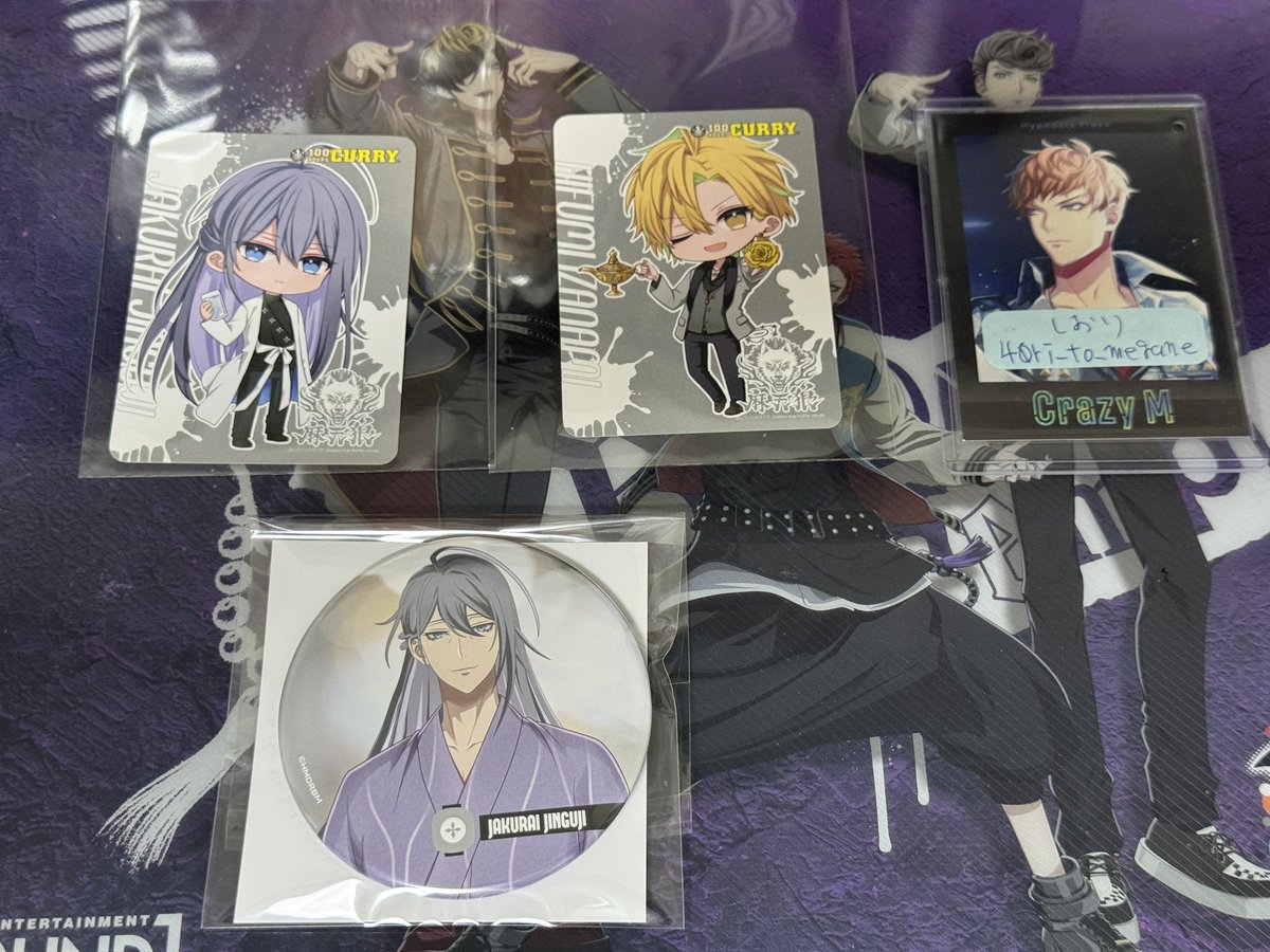 ヒプノシスマイク 缶バッジ アクキー ラバスト 寂雷 一二三 独歩 ヒプノシスマイク 缶バッジ アクキー ラバスト 寂雷 一二三 独歩