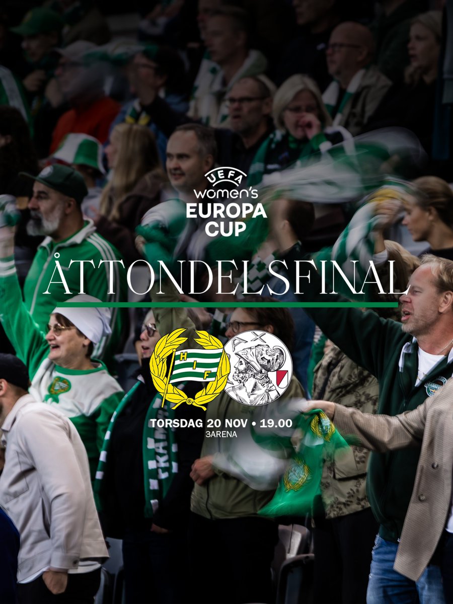 På torsdag spelas returen mot Ajax på 3Arena och över 3000 plåtar är nu sålda!

På grund av rådande väderprognos har klubben i samråd med UEFA och arenadriftaren tagit beslutet att stänga taket på arenan.  

🎟️ Biljett till årets sista match köper du här: hammarbyherr.ebiljett.nu/tickets/select…