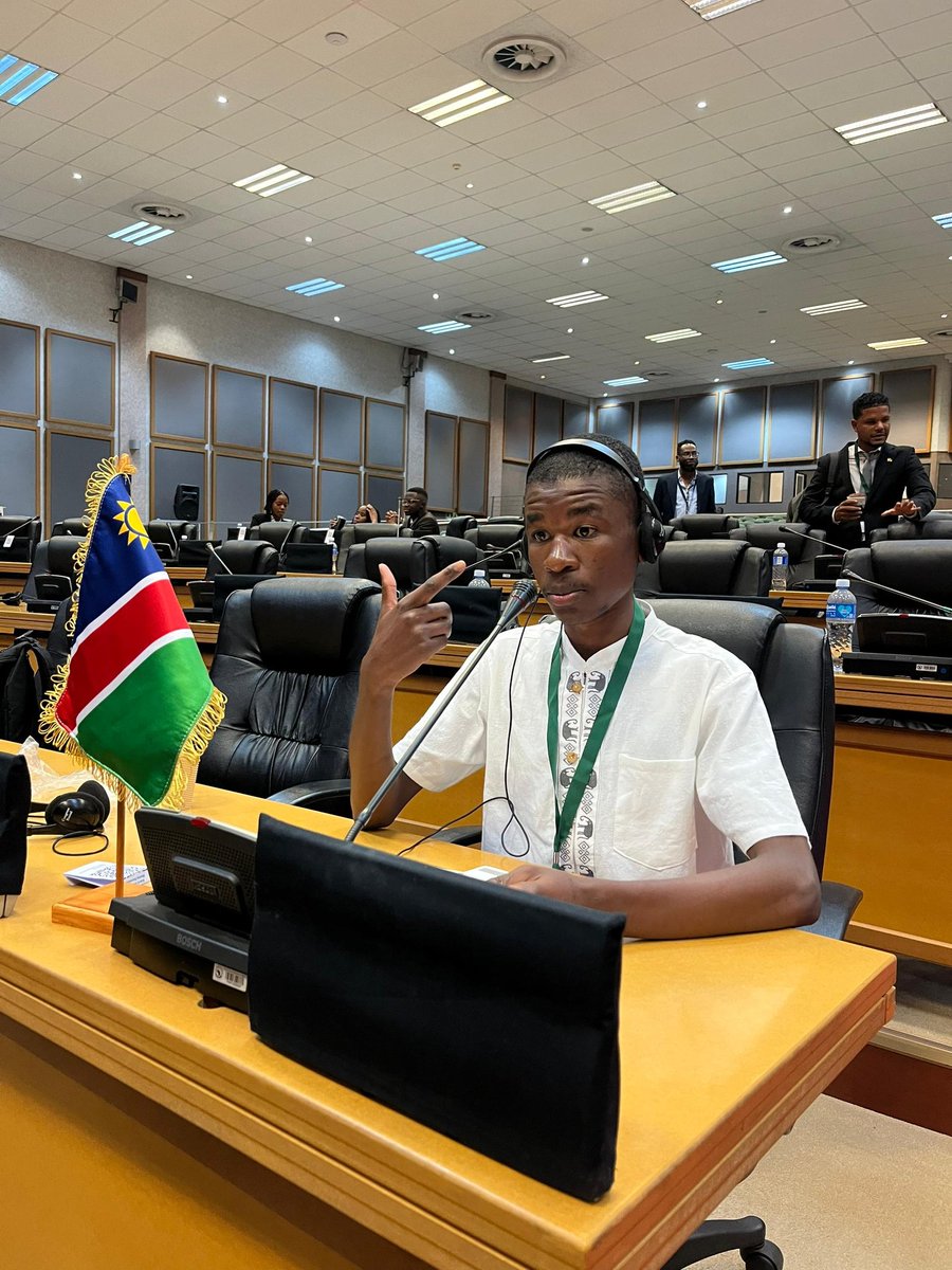 NYLF2024's tweet photo. Proud that our co-founder and C-BoD @WernerNPaulus represented us as a delegate at the 5th APRM Youth Symposium 2025 at the Pan-African Parliament, South Africa.
A strong step in advancing youth leadership and African solutions to African challenges.
#APRMyouth @APRMorg https://t.co/TU1DlW3qFB