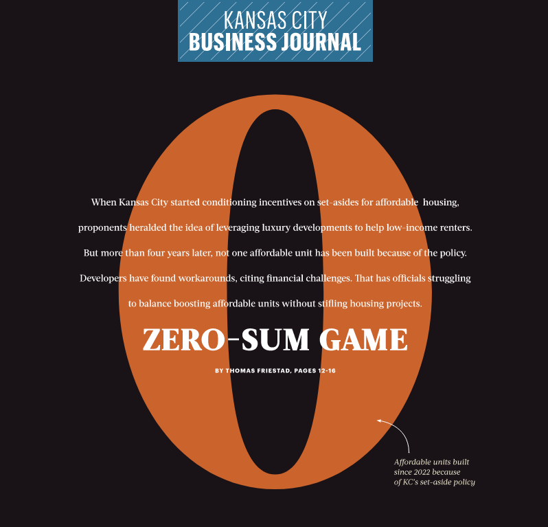 This policy didn't work.  KC has a lot of existing housing that will become more affordable if we, quite simply, make easier to build a ton more new market rate housing in the places people want to live.