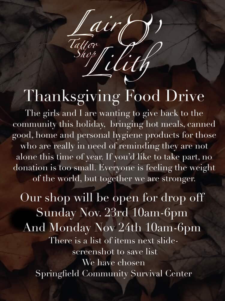 yung_caligula_'s tweet photo. me and the coven are hostin’ a little food drive! if you’re in western mass or northern CT, we’d love to see you! 

i’m live tonight and accepting monetary donations via venmo! all proceeds will go to the CSC along with everything we collect! 

HAIL YOURSELF! BLESSED BE! https://t.co/BLaqZOW9CI