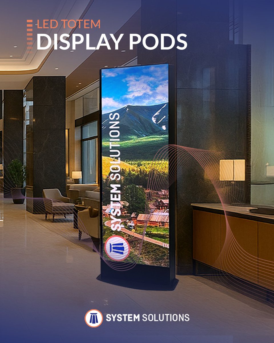 GearhouseGroup's tweet image. 📷 Meet the Future of Indoor Display: LED Totem Display Pods
Designed and manufactured locally by System Solutions, our freestanding LED Totem Display Pods are purpose-built for modern environments where first impressions matter.

 systemsolutions.co.za

#SystemSolutions