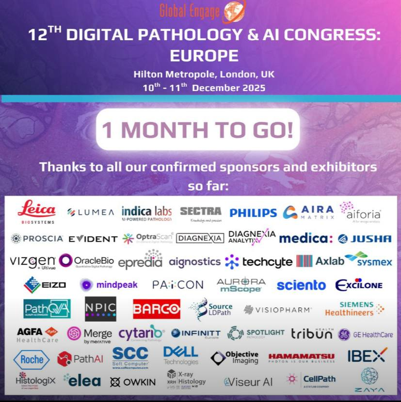 ZayaAI_PathDx's tweet image. GM Zayans,

Regardless of the market conditions our mission continues:

Our CEO @CristianMogo_Dx will join #DigiPathLondon and introduce ZayaAI LIS alongside our end-to-end digital pathology solutions. 

This will be a great opportunity to connect with labs and partners in the…