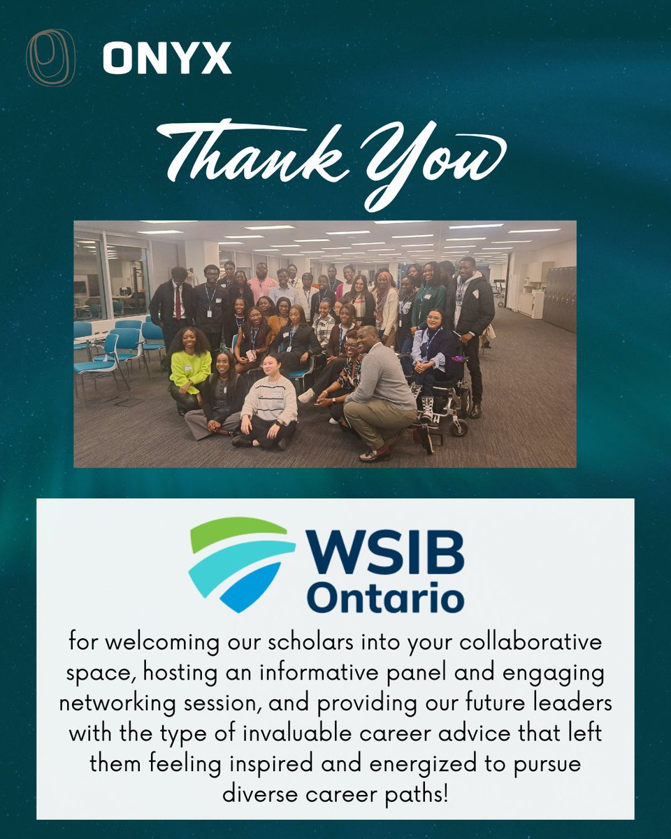 It’s #feelgoodfriday, Scholars! Huge thanks to WSIB for an inspiring Employer Discovery Event full of insights, connections &amp; opportunity. We’re grateful for your partnership &amp; commitment to empowering Black talent. #career #success #eachoneteachone
