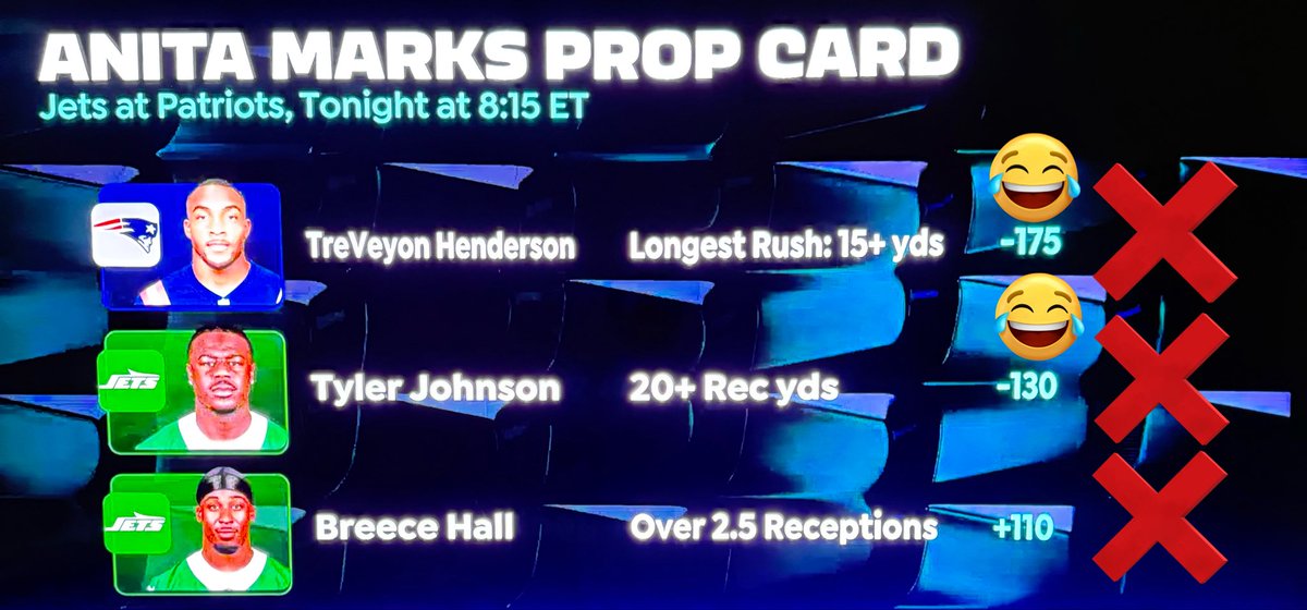 ProfitableIs's tweet image. Another HUGE FADE PAYDAY on TNF. 
She went 1-7  -7.5U for the game.
Fade &amp;amp; get seriously Paid 💰💰💰