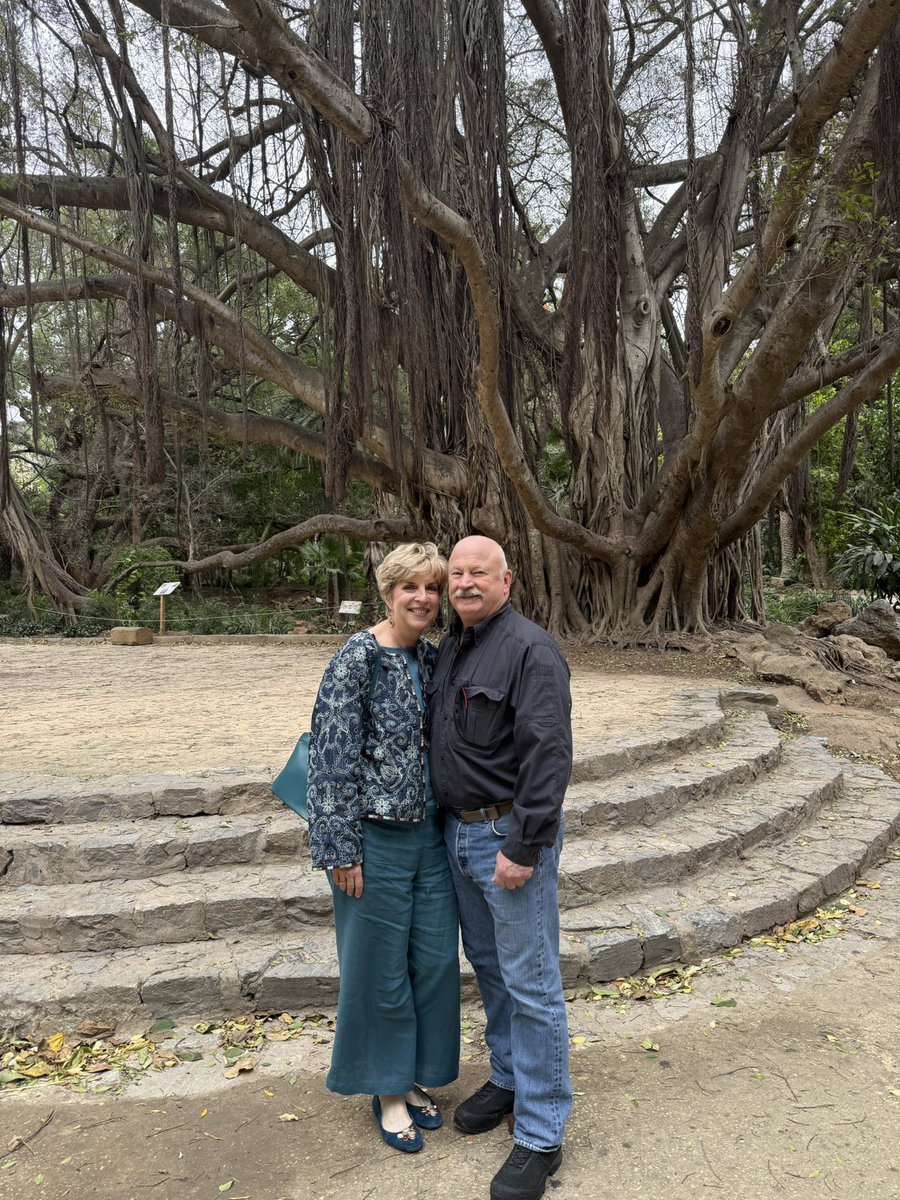 ElizabethAubin's tweet image. Dan and I always love to visit the Tarzan tree when we are at the Hamma Garden in
#Algiers ❤️🇩🇿