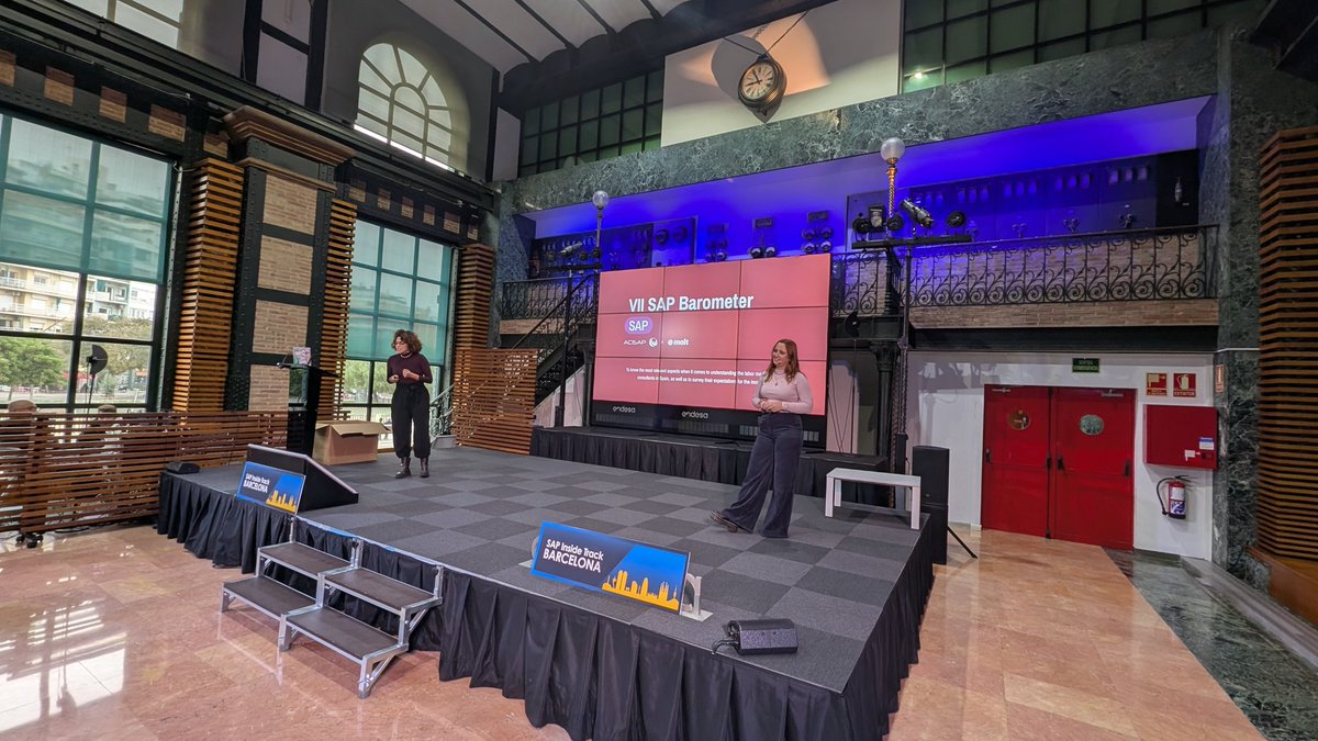 🌟 Live at #SITBCN !
The #Malt team is presenting the VII SAP Barometer, sharing insights on market trends, the state of #SAP talent, and how #freelancers and companies are shaping the ecosystem.