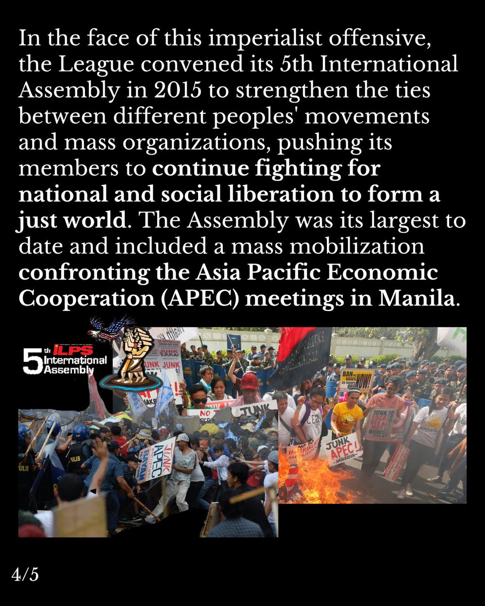 🗣️ The Fourth and Fifth International Assembly of the ILPS: US Imperialism’s Strategic Decline as the People’s Movements Surge Forward!
🚩 ILPS@25 - 25 Years of Peoples’ Unity and Struggle! Surging Forward to Victory Against Imperialism!

✍️ Register to watch the livestream of
