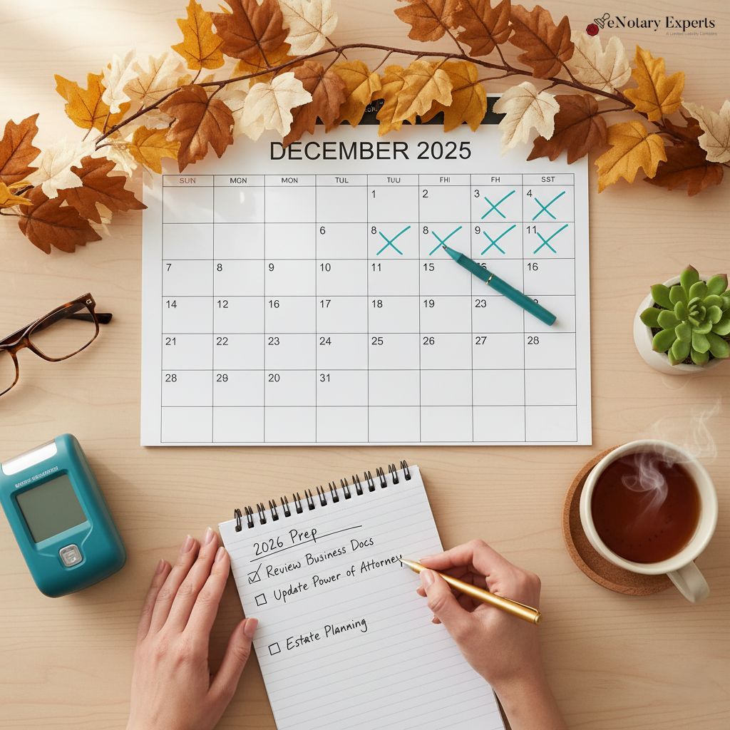 eNotaryExperts's tweet image. Finish the year strong—get your documents notarized online! #FallTips #YearEndPrep #RemoteNotary
Mention @eNotaryExperts to get started!