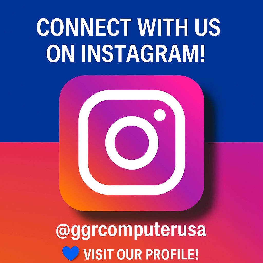 GGRComputer's tweet image. ¿Ya sigues nuestro perfil visual en Instagram? 🎥 Diseño, campañas y herramientas que inspiran 👉 @ggrcomputerusa ¡Conecta con la creatividad que transforma marcas!

#GGRComputer #CreatividadLatina #EbookCreator #MiamiDigital