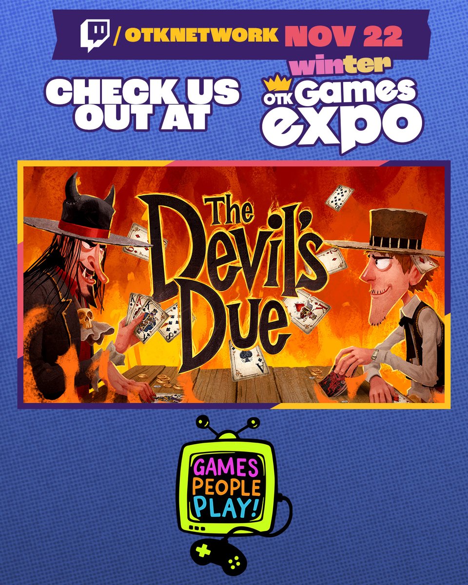 We’ve been working on something special for The Devil’s Due…
Catch the reveal at the OTK Games Expo. <a href="/OTKGamesExpo/">OTK Games Expo 👑</a>  #OTKGamesExpo