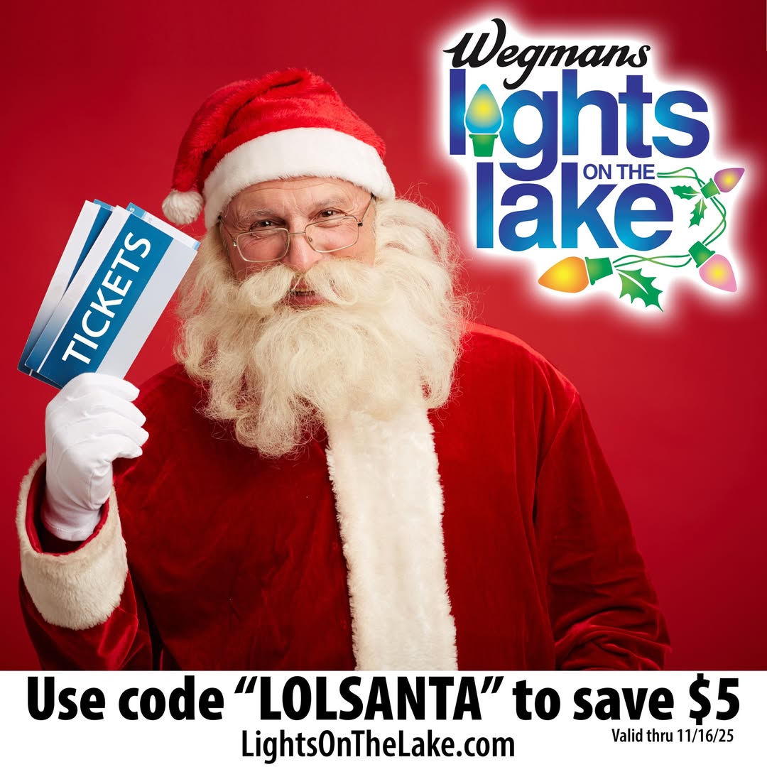 The 36th Annual Lights On The Lake opens for the season on Monday, which means...Advance sale discount tix are available to purchase thru Sunday, November 16 ONLY! Don't miss out, purchase tix online today and use code LOLSANTA to save $5: lightsonthelake.com #holidayseason